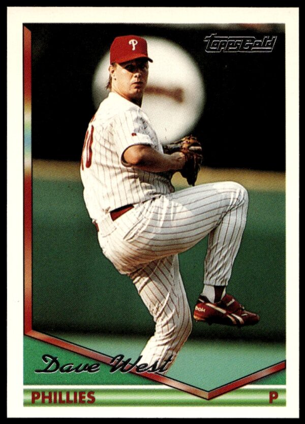 1994 Topps Gold Dave West #266 (Front)