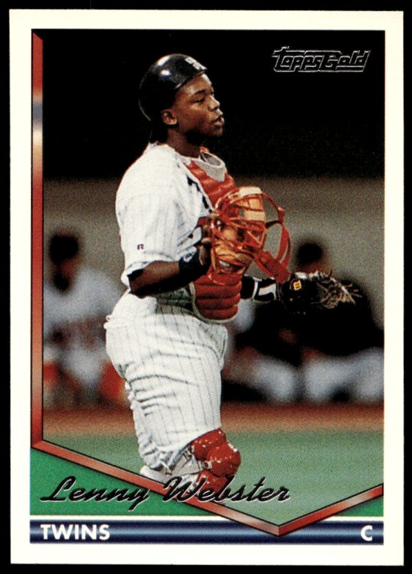 1994 Topps Gold Lenny Webster #252 (Front)