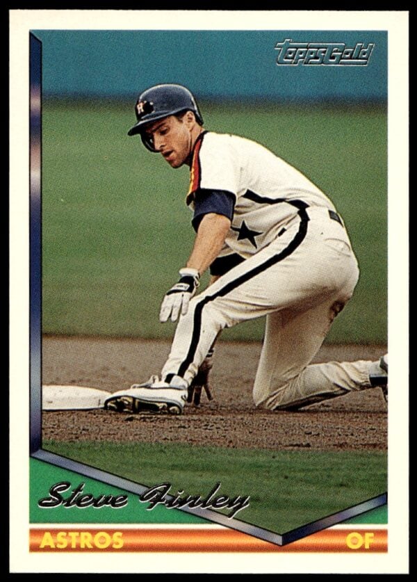 1994 Topps Gold Steve Finley #580 (Front)