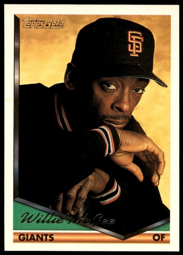 1994 Topps Gold Willie McGee #574 (Front)