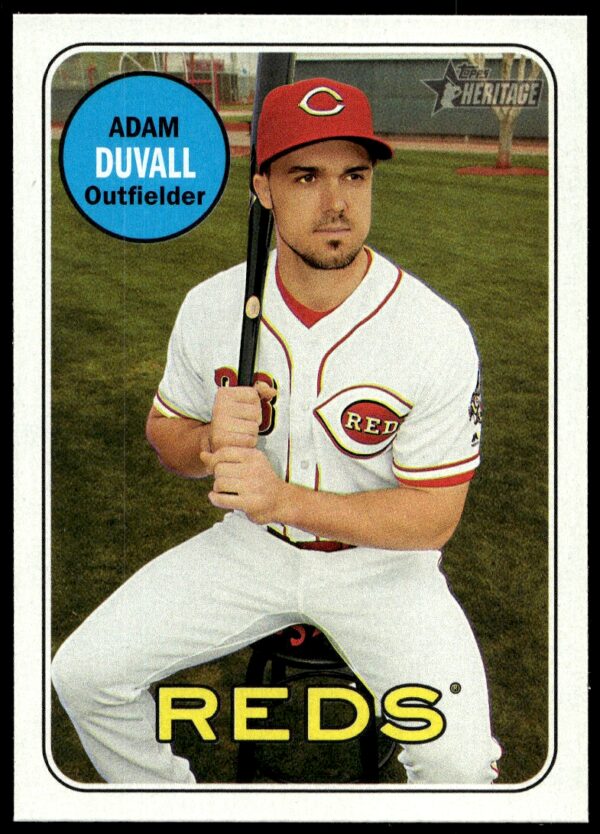 2018 Topps Heritage Adam Duvall #89 (Front)