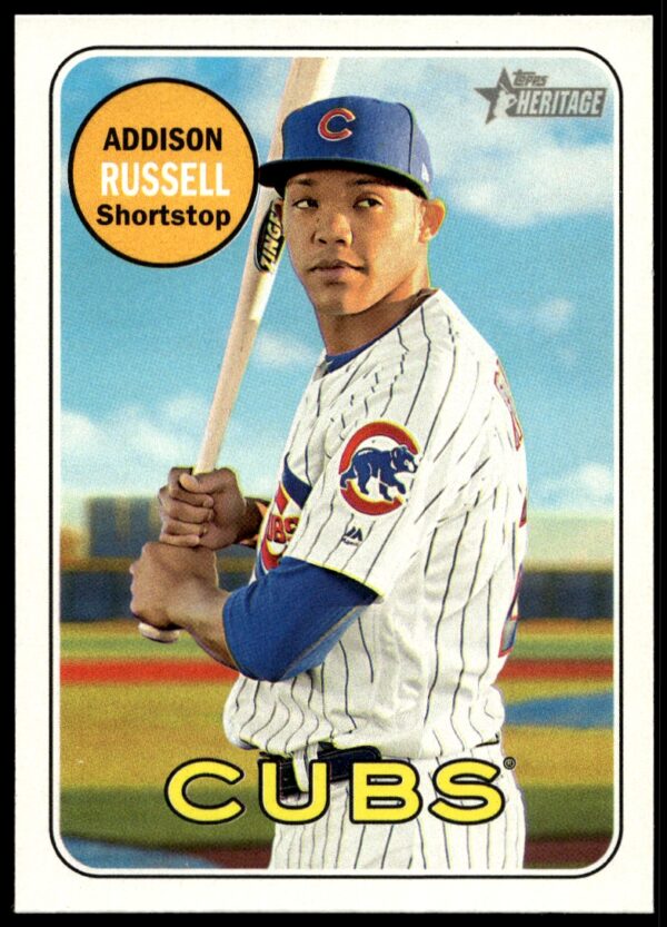 2018 Topps Heritage Addison Russell #241 (Front)