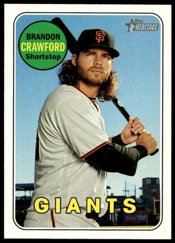 2018 Topps Heritage Brandon Crawford #51 (Front)