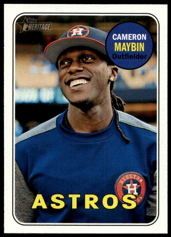 2018 Topps Heritage Cameron Maybin #205 (Front)