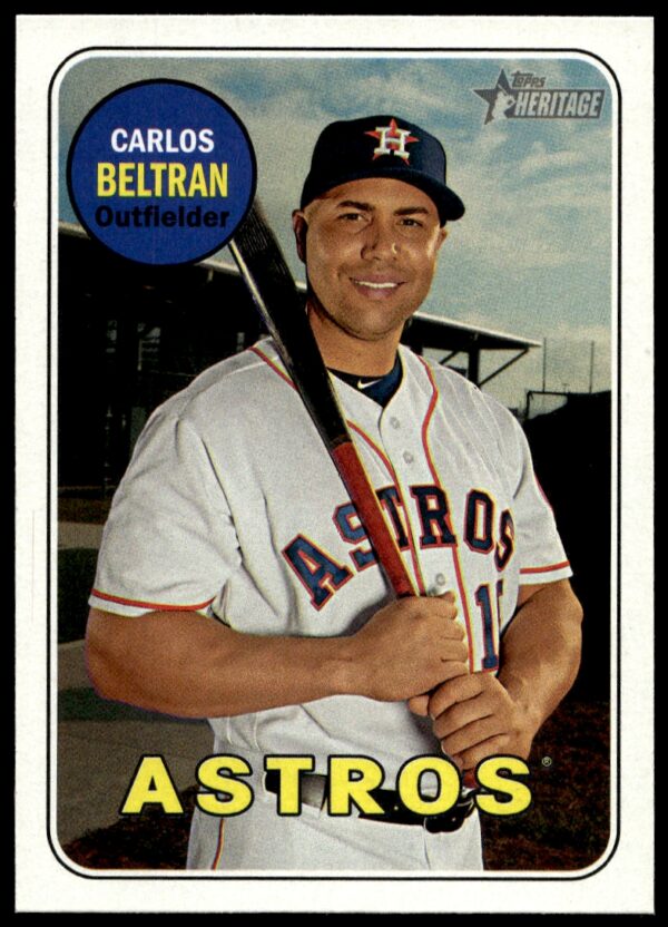 2018 Topps Heritage Carlos Beltran #148 (Front)