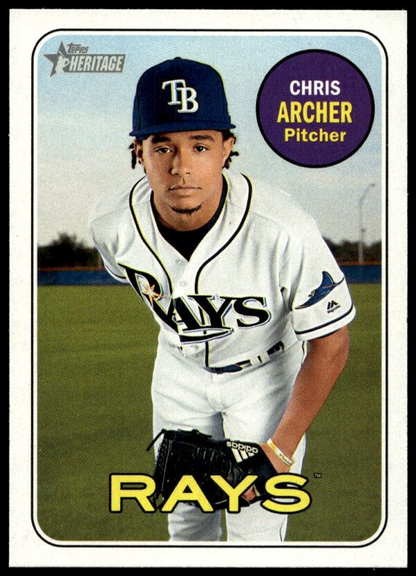 2018 Topps Heritage Chris Archer #286 (Front)