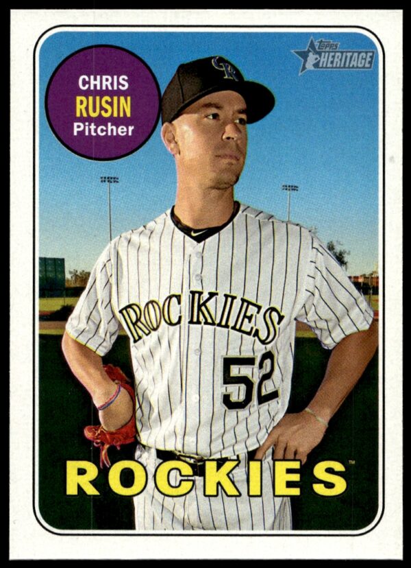 2018 Topps Heritage Chris Rusin #237 (Front)