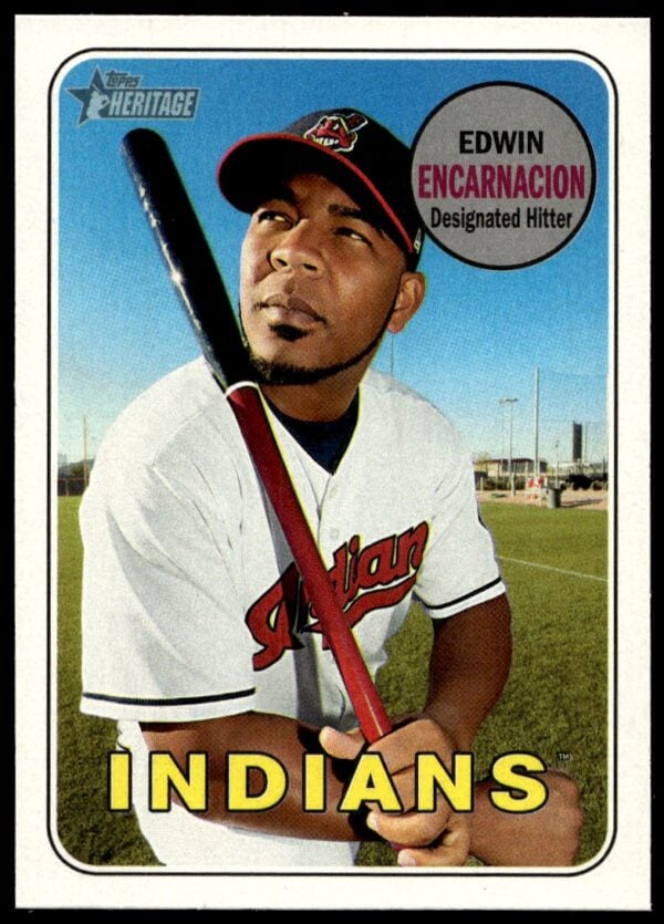 2018 Topps Heritage Edwin Encarnacion #325 (Front)