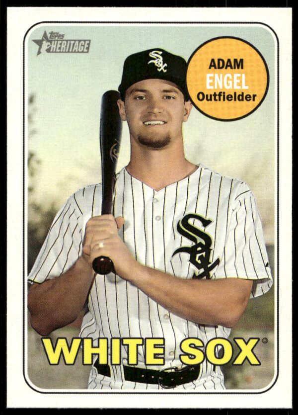 2018 Topps Heritage High Number Adam Engel #570 (Front)