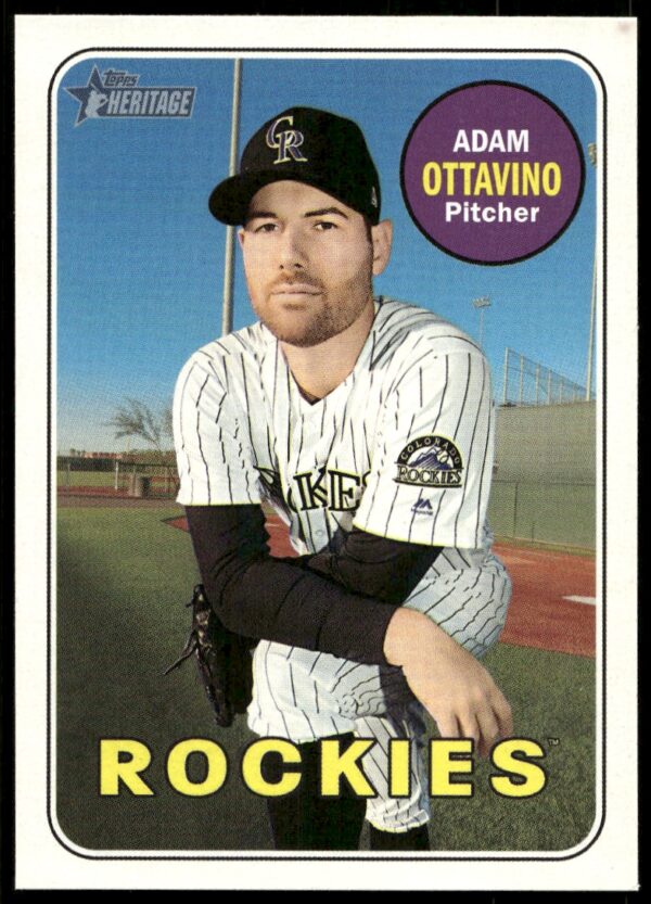 2018 Topps Heritage High Number Adam Ottavino #566 (Front)