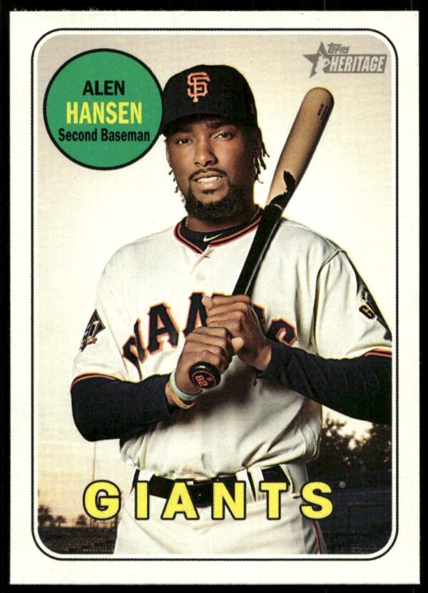 2018 Topps Heritage High Number Alen Hanson #575 (Front)