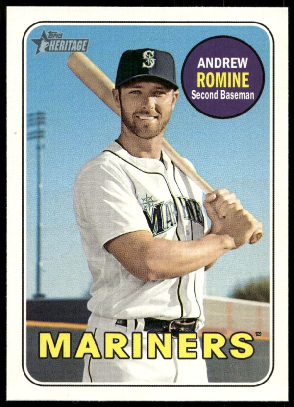 2018 Topps Heritage High Number Andrew Romine #641 (Front)