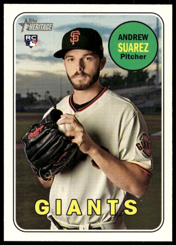 2018 Topps Heritage High Number Andrew Suarez #629 (Front)