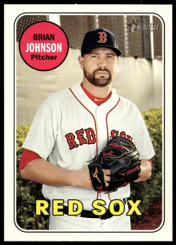 2018 Topps Heritage High Number Brian Johnson #582 (Front)