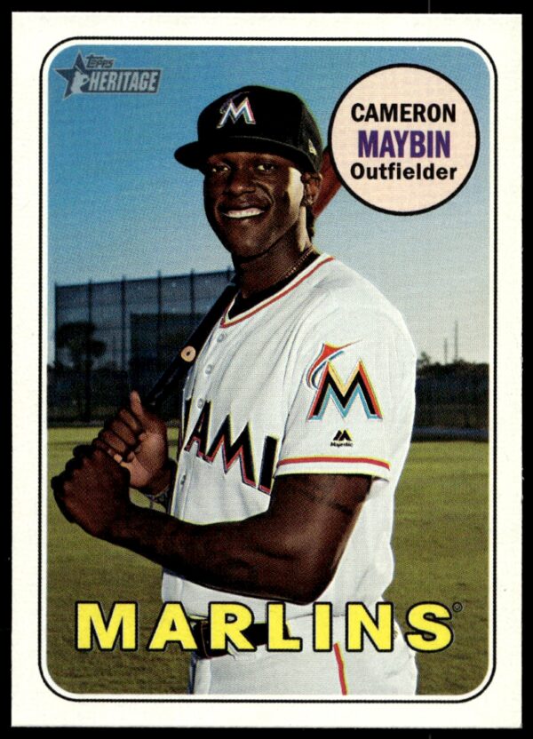 2018 Topps Heritage High Number Cameron Maybin #628 (Front)