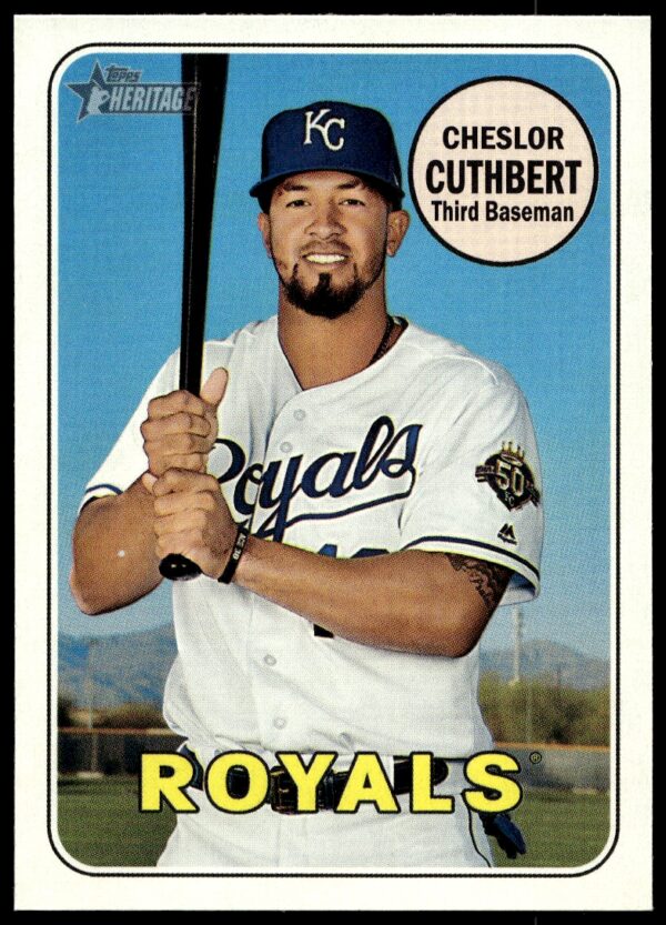 2018 Topps Heritage High Number Cheslor Cuthbert #680 (Front)