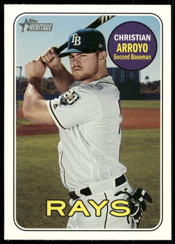 2018 Topps Heritage High Number Christian Arroyo #613 (Front)