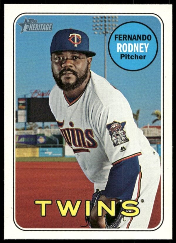 2018 Topps Heritage High Number Fernando Rodney #544 (Front)