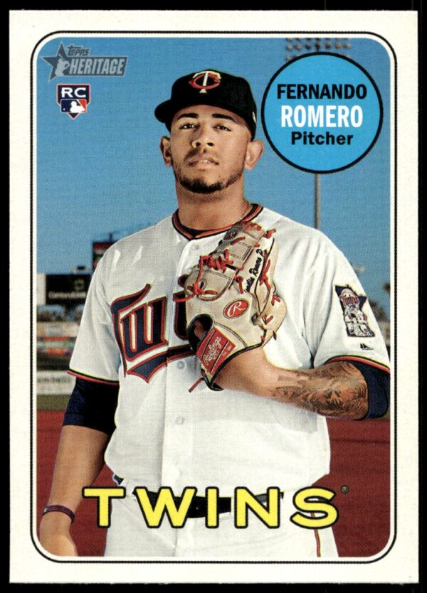 2018 Topps Heritage High Number Fernando Romero #688 (Front)