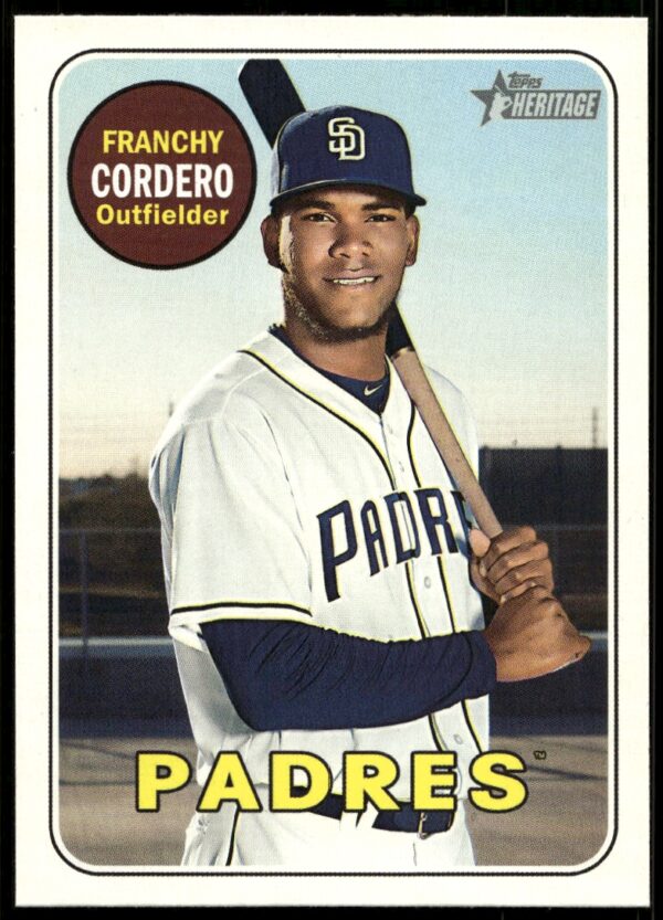 2018 Topps Heritage High Number Franchy Cordero #503 (Front)