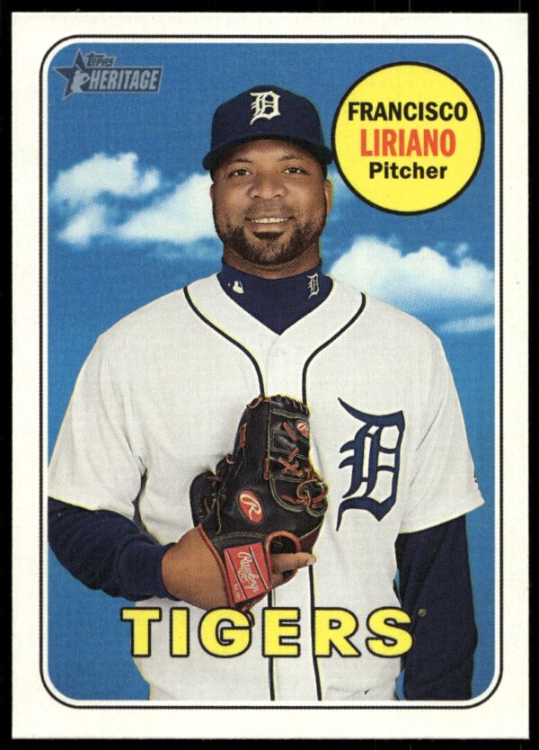 2018 Topps Heritage High Number Francisco Liriano #583 (Front)