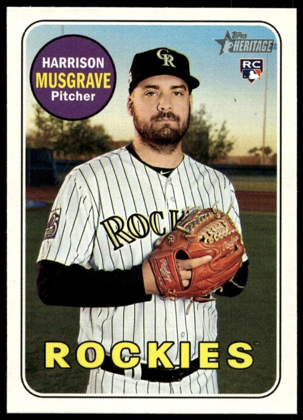 2018 Topps Heritage High Number Harrison Musgrave #594 (Front)