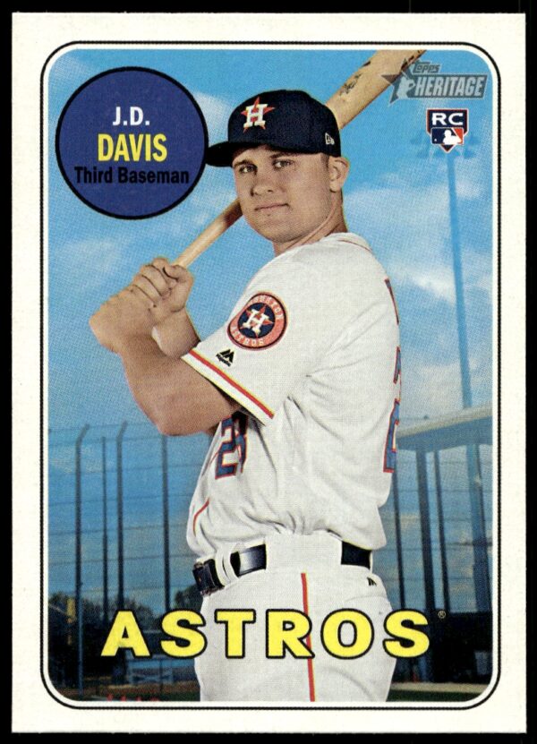 2018 Topps Heritage High Number J.D. Davis #532 (Front)