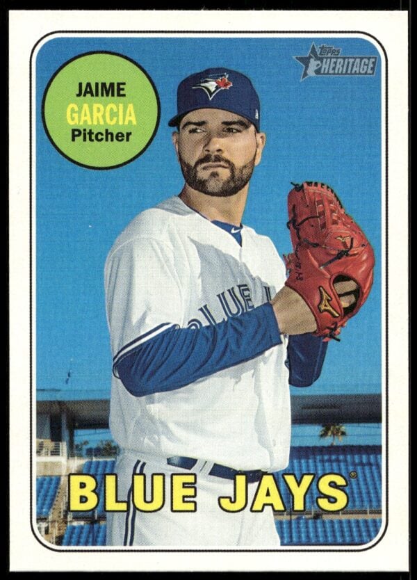 2018 Topps Heritage High Number Jaime Garcia #513 (Front)