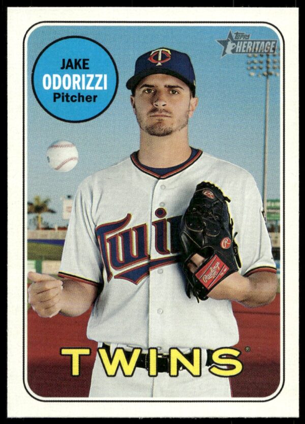 2018 Topps Heritage High Number Jake Odorizzi #622 (Front)