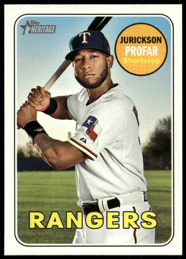 2018 Topps Heritage High Number Jurickson Profar #584 (Front)