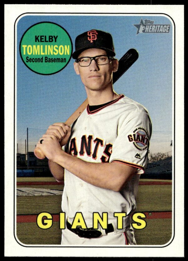 2018 Topps Heritage High Number Kelby Tomlinson #681 (Front)