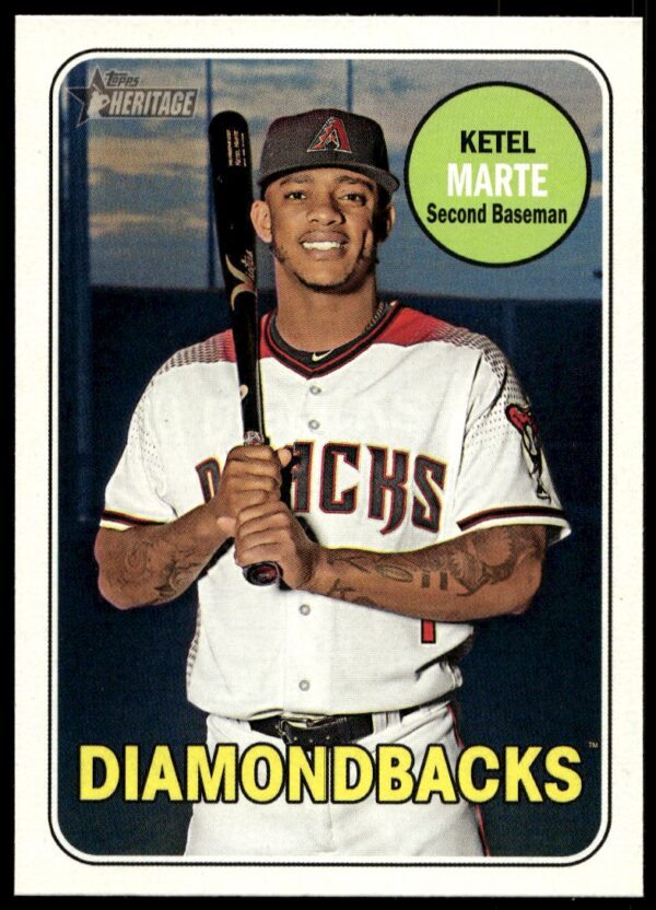 2018 Topps Heritage High Number Ketel Marte #504 (Front)