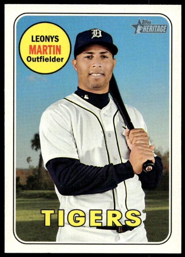 2018 Topps Heritage High Number Leonys Martin #550 (Front)