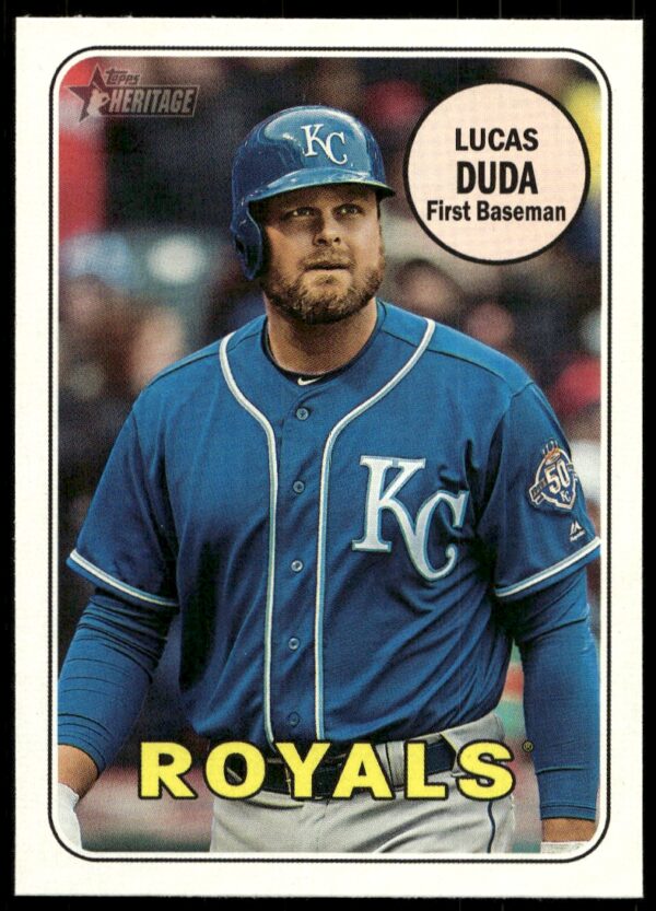 2018 Topps Heritage High Number Lucas Duda #588 (Front)