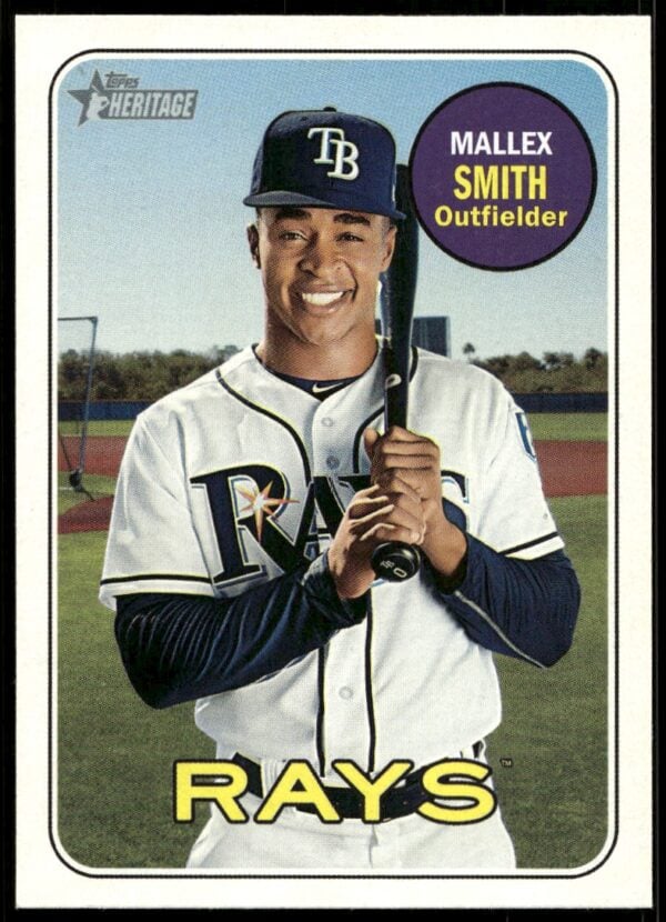 2018 Topps Heritage High Number Mallex Smith #505 (Front)