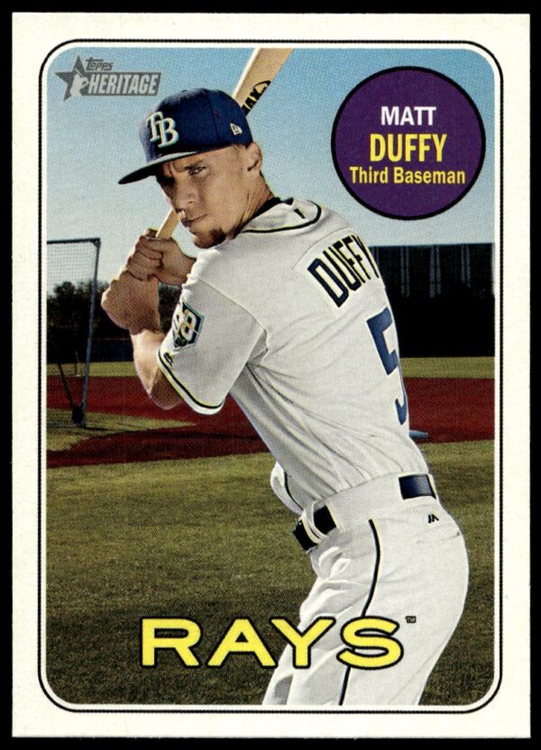 2018 Topps Heritage High Number Matt Duffy #514 (Front)