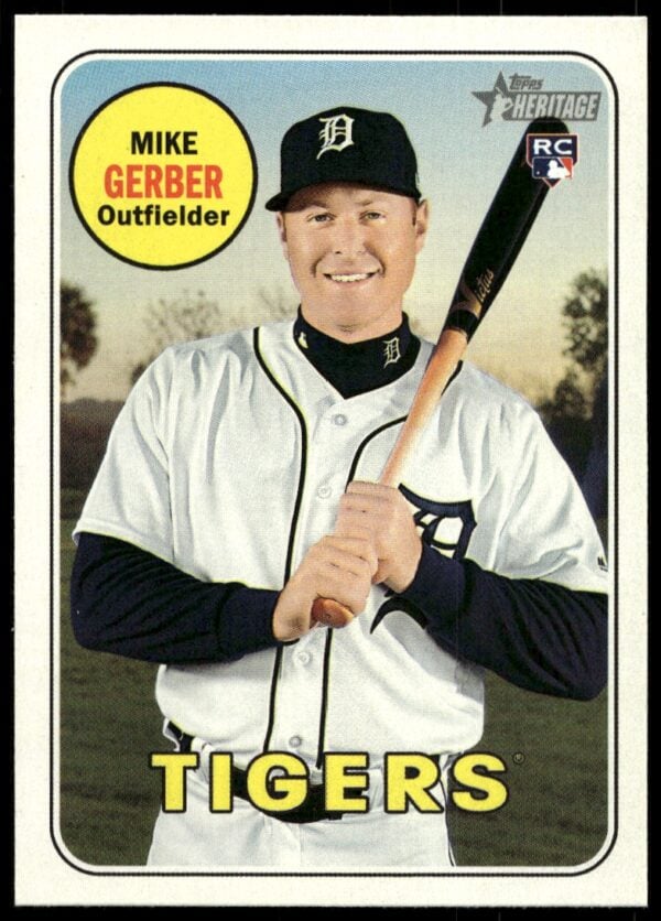 2018 Topps Heritage High Number Mike Gerber #586 (Front)