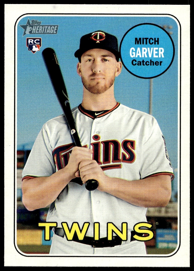 2018 Topps Heritage High Number Mitch Garver #529 (Front)