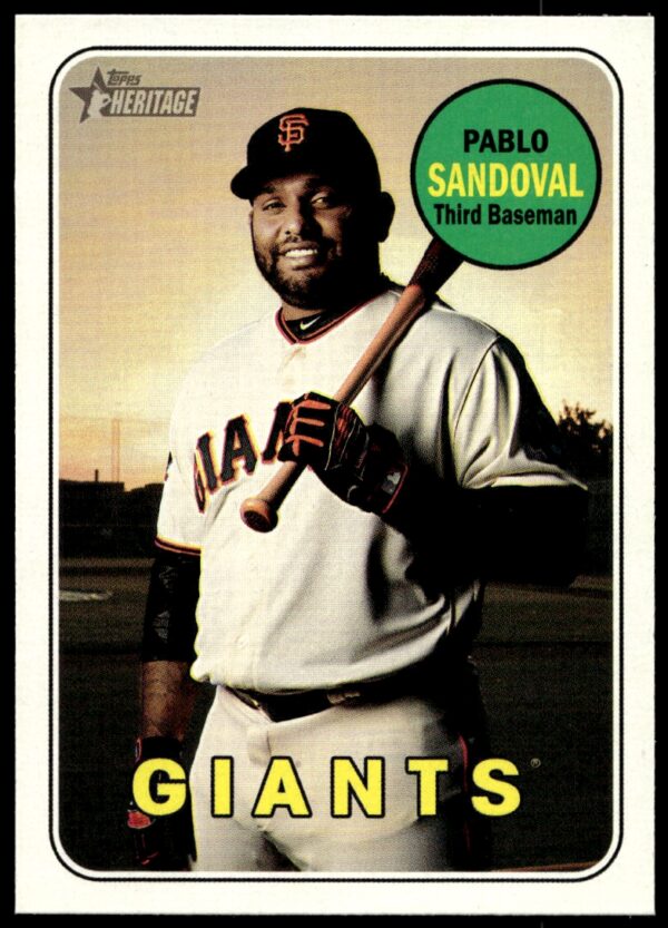 2018 Topps Heritage High Number Pablo Sandoval #510 (Front)