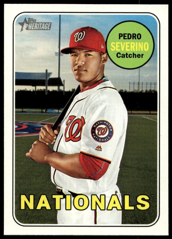 2018 Topps Heritage High Number Pedro Severino #535 (Front)