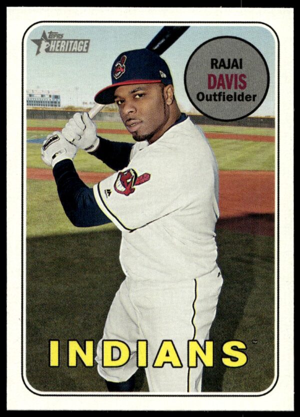 2018 Topps Heritage High Number Rajai Davis #626 (Front)