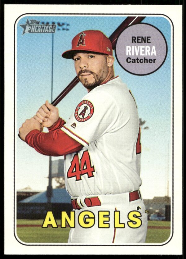 2018 Topps Heritage High Number Rene Rivera #589 (Front)