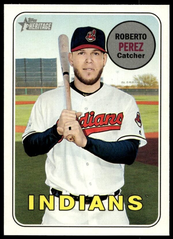 2018 Topps Heritage High Number Roberto Perez #687 (Front)