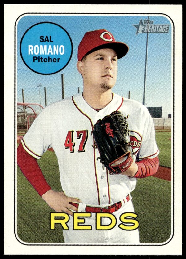 2018 Topps Heritage High Number Sal Romano #581 (Front)