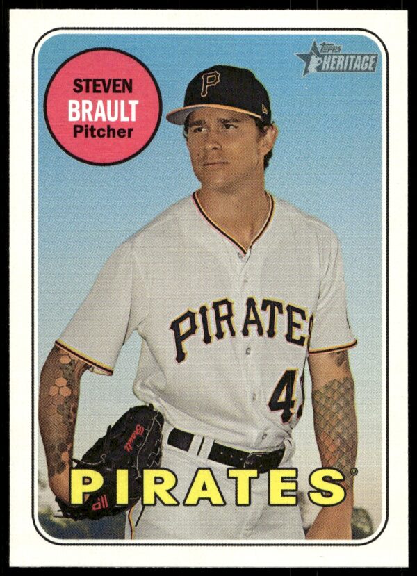 2018 Topps Heritage High Number Steven Brault #692 (Front)