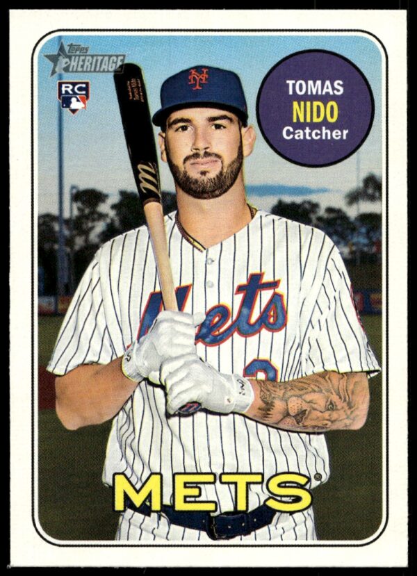 2018 Topps Heritage High Number Tomas Nido #650 (Front)