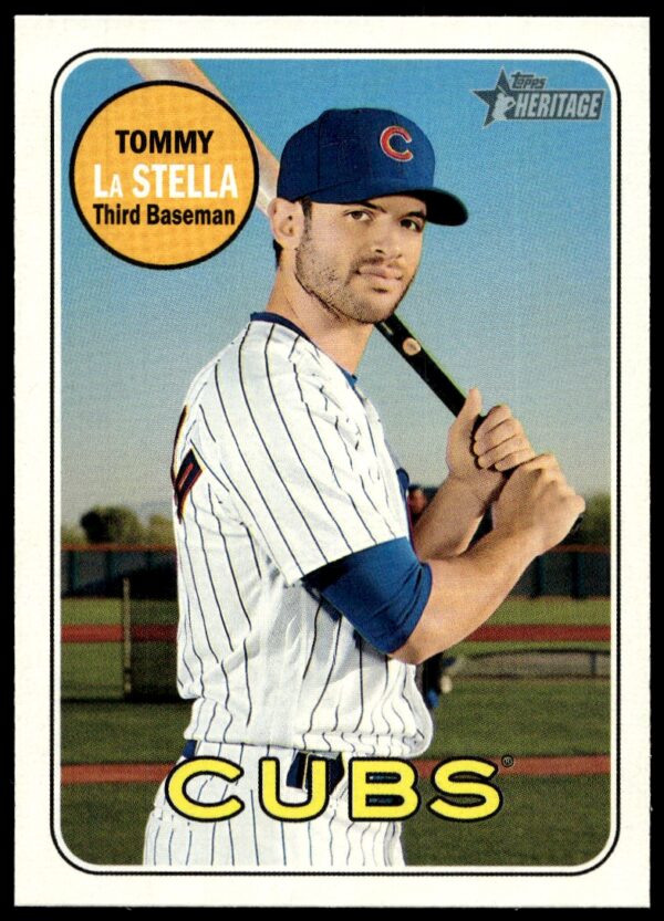 2018 Topps Heritage High Number Tommy La Stella #546 (Front)