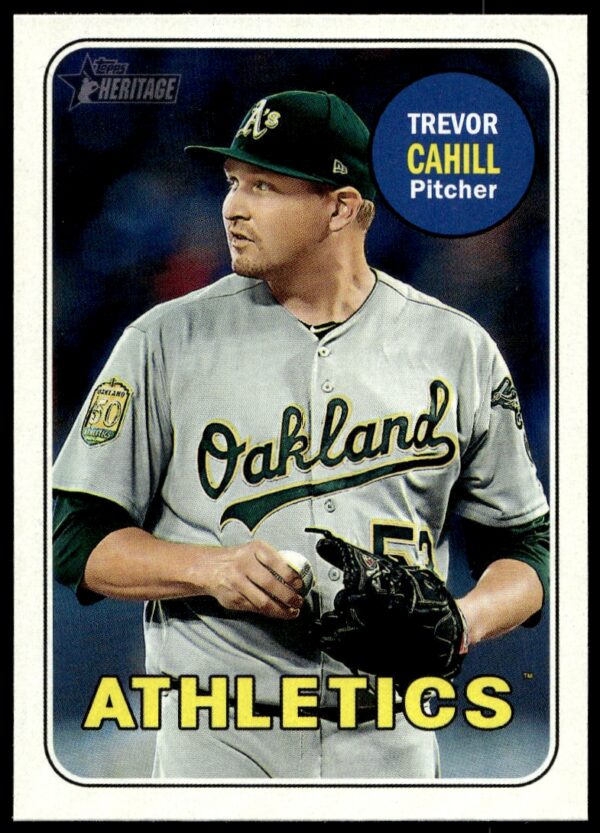 2018 Topps Heritage High Number Trevor Cahill #533 (Front)