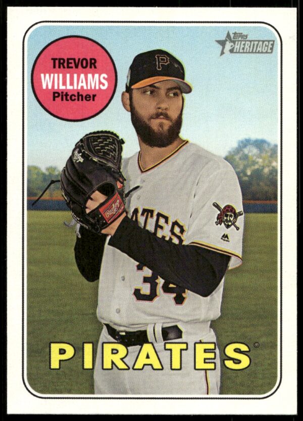 2018 Topps Heritage High Number Trevor Williams #557 (Front)