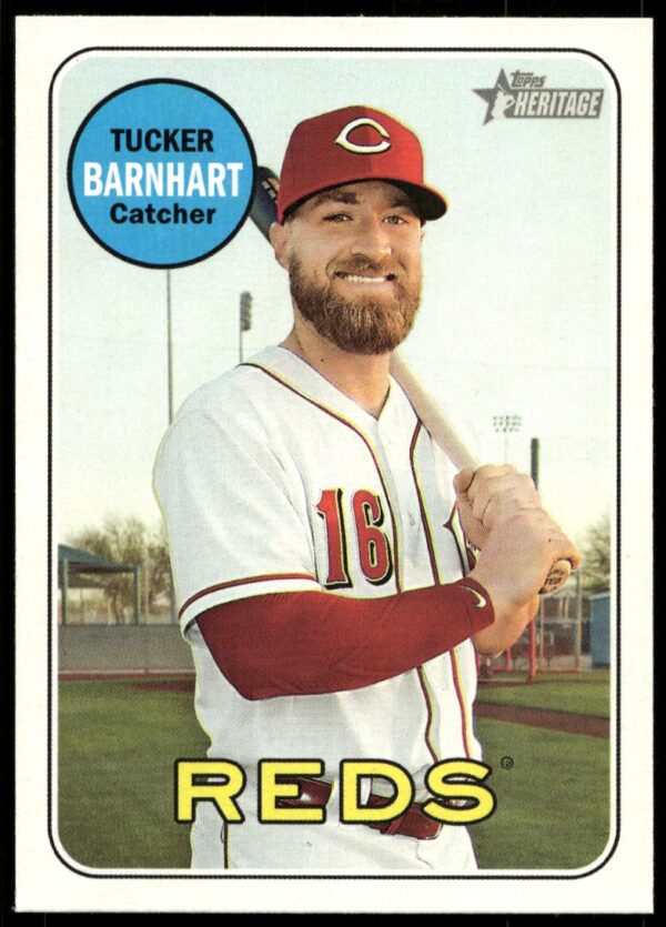 2018 Topps Heritage High Number Tucker Barnhart #694 (Front)